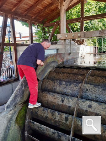 Putztag am Wasserrad in Herzberg 2022
