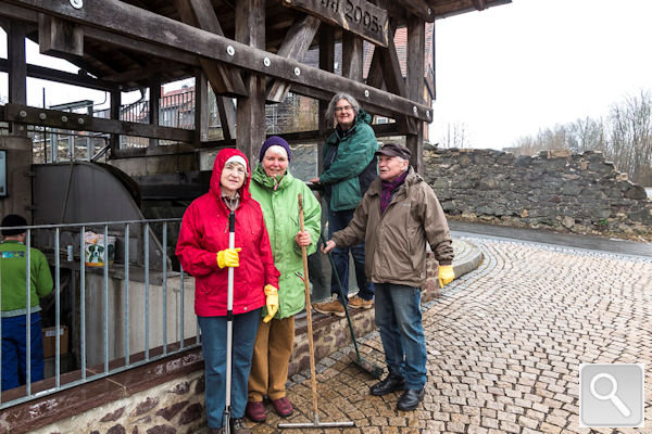 Putztag am Wasserrad in Herzberg 2018