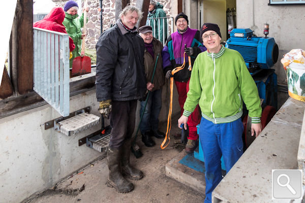 Putztag am Wasserrad in Herzberg 2018