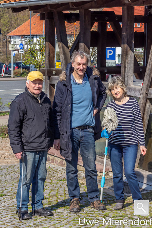 Putztag am Wasserrad in Herzberg 2019