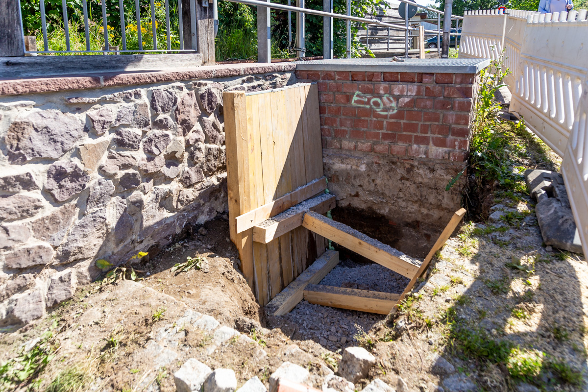 Erneute Undichtigkeit am Wasserrad in Herzberg Erneute Undichtigkeit am Wasserrad in Herzberg