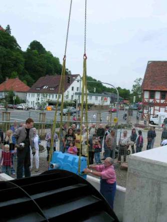 Bautagebuch vom Wasserrad in Herzberg